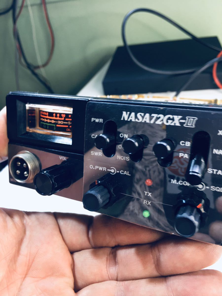 新品】 CB無線 NASA 72GX2 ナサ通信 純正カスタム 訳 マイク 電源 SWR