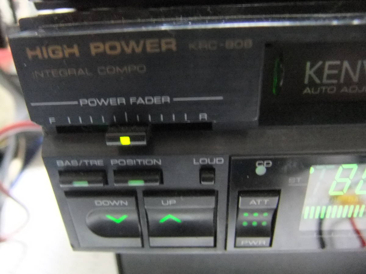 KENWOOD KRC-808 KGC707 グラフィックイコライザー カセットプレイヤー