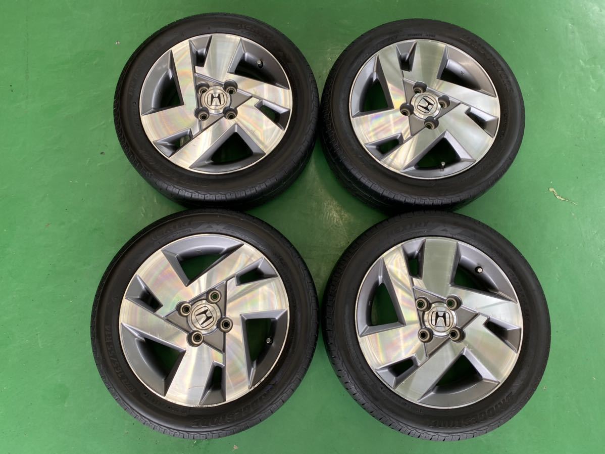 ホンダ★ZEST純正アルミ★１４インチ★タイヤ付き ホンダ純正アルミホイール タイヤ ゼスト