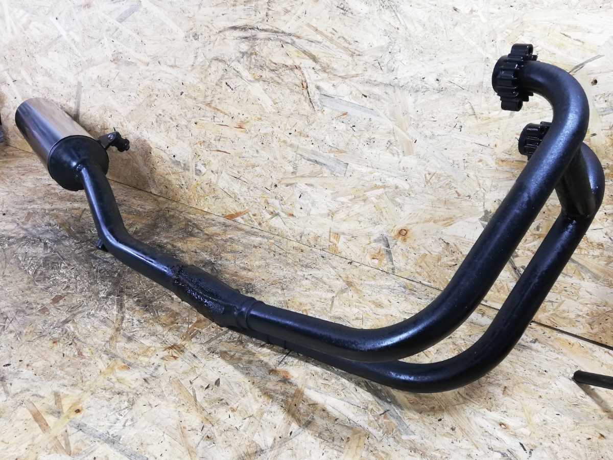 即配可 SUZUKI GS400E/GS500E 純正マフラー サイレンサー エキパイ