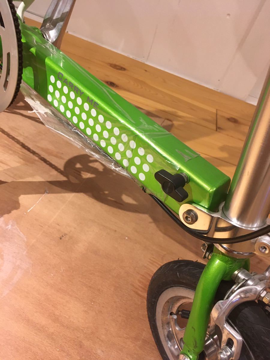 レアカラー CARRYME キャリーミー 折り畳み 自転車 ライトグリーン
