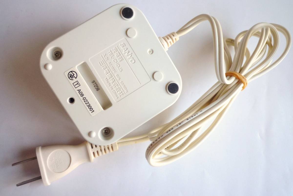 SANYO サンヨー 子機用充電台 充電器 TEL-CHDJ5 コードレス電話機用 白