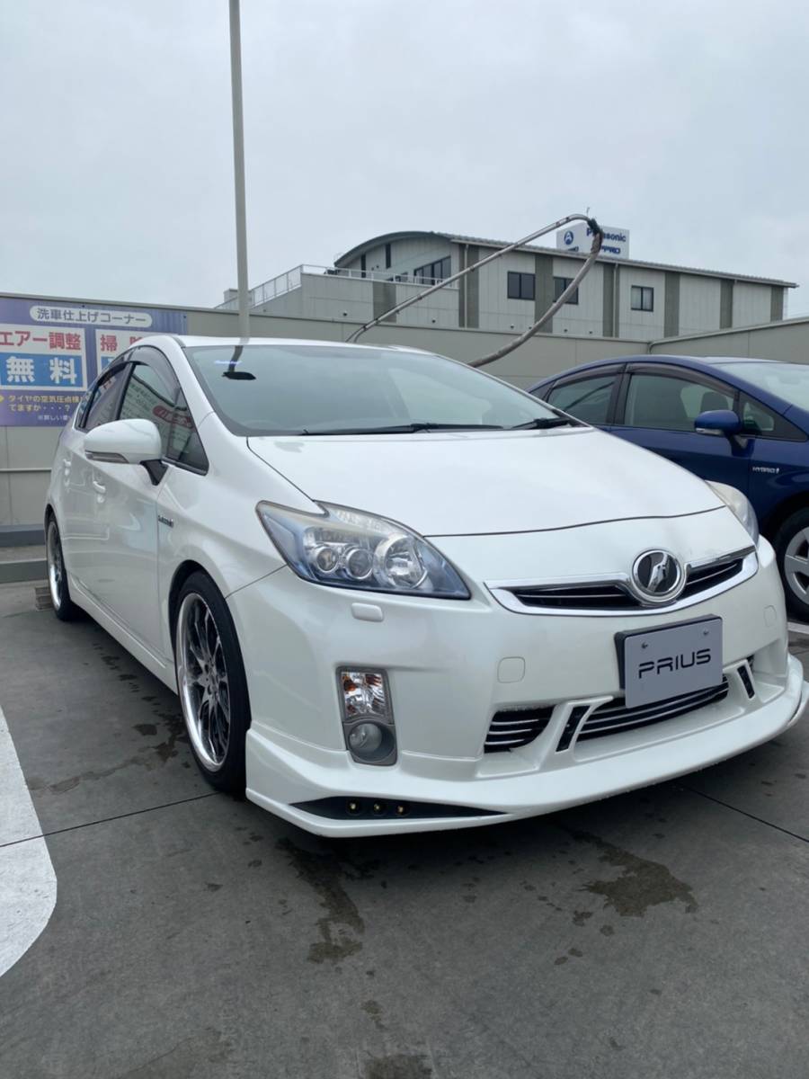 フルカスタム トヨタ プリウス G Ledエディション 本革シート ８インチナビ Bモニタ エアロ 社外テール 車検令和４年５月迄 の落札情報詳細 ヤフオク落札価格情報 オークフリー スマートフォン版
