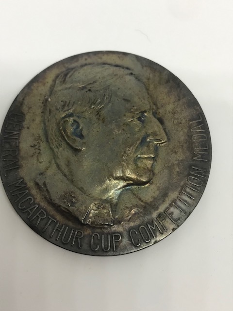 マッカーサー杯競技メダル 1949年 広島 THIRD COMPETITION