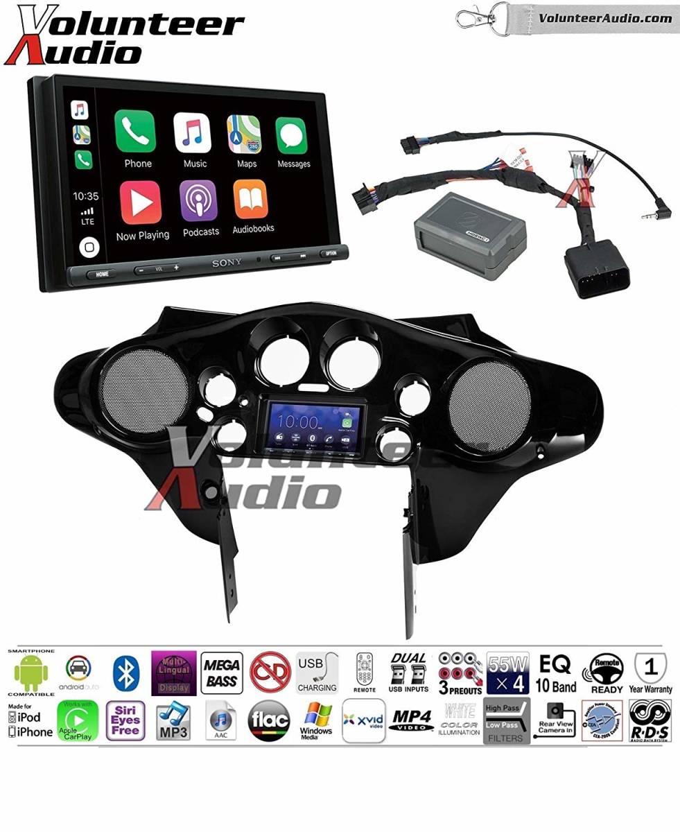 ハーレー ツーリングApple CarPlayオーディオキット