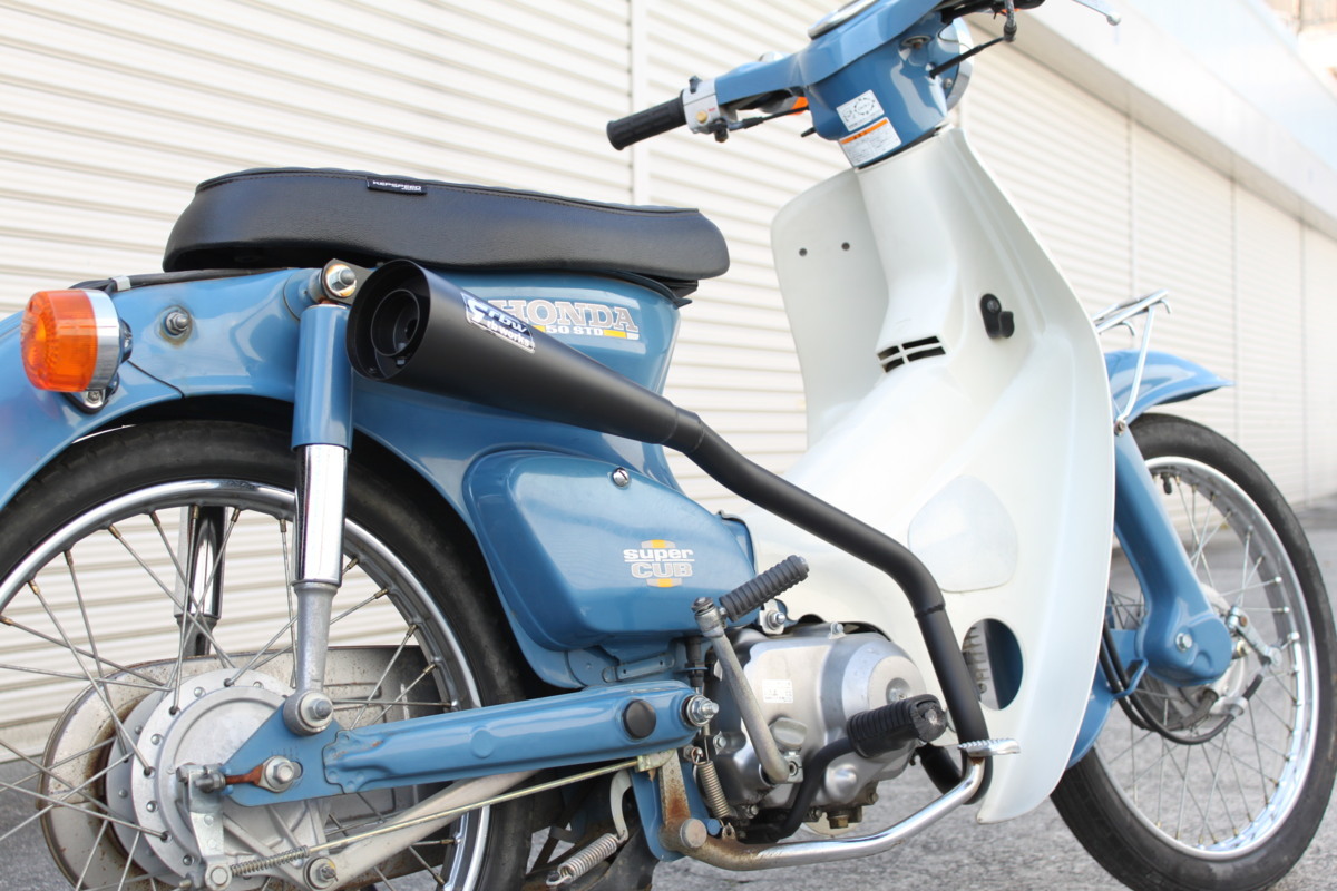 ☆新品☆スーパーカブ５０　７０　９０　リトルカブ　ショートウェイブ管マフラー ORM製 ホンダ スーパーカブ リトルカブ50.70.90 ウェイブ管