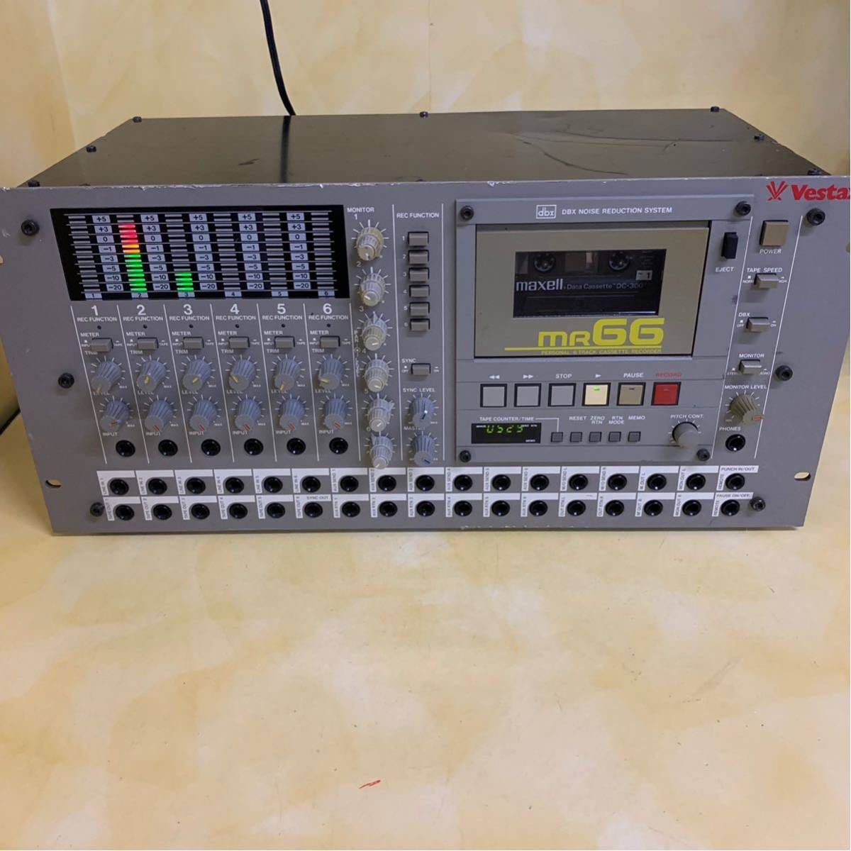 D1）Vestax MR66 カセットMTR ベスタクス マルチトラックレコーダー（4 