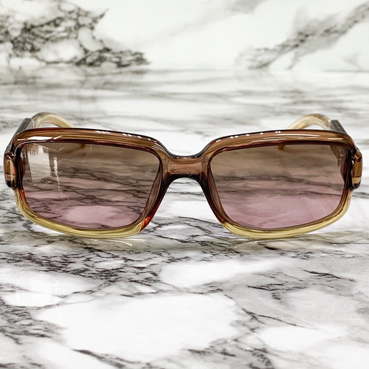 GUCCI サングラス ダークブラウン イエロー