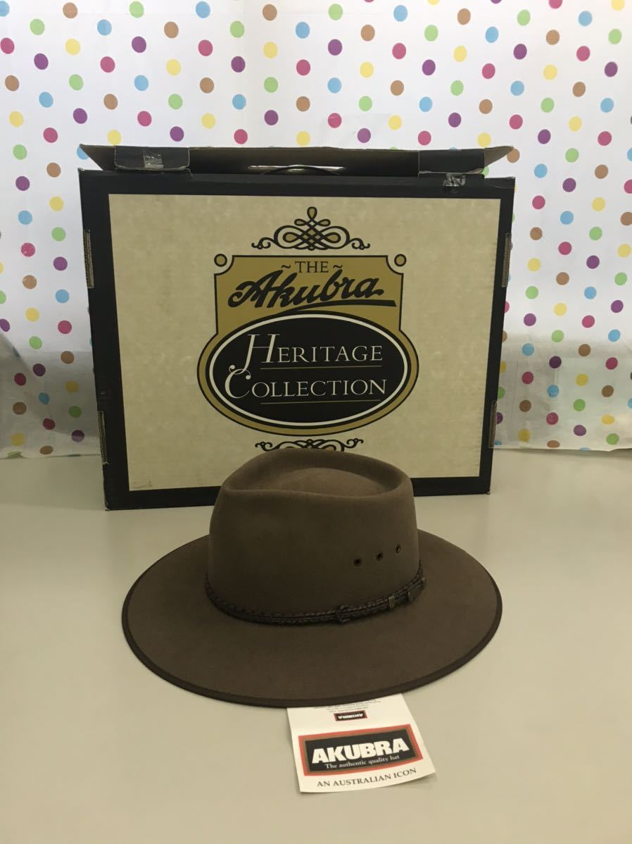 ヴィンテージ AKUBRA カウボーイハット オーストラリア 58㎝AKUBRA