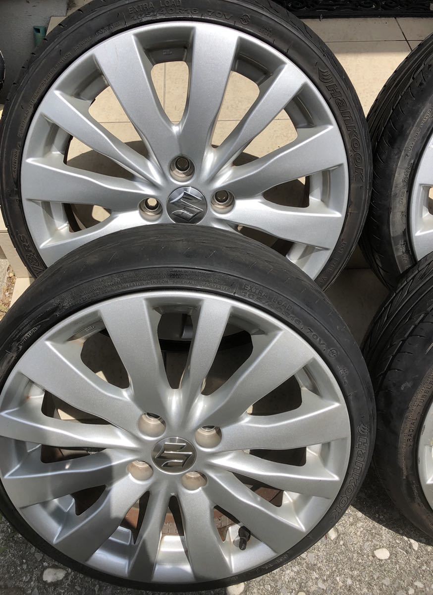 スイフト 16インチ アルミホイール 4本セット ‼️軽自動車流用人気‼️ スイフト スズキ 純正ホイール 16インチ アルミ 4本セット