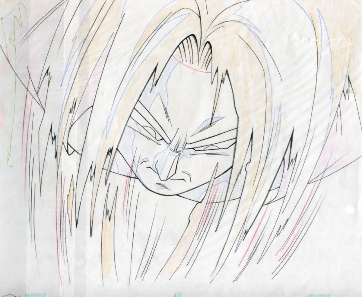 ドラゴンボールZ 孫悟空 スーパーサイヤ人 セル画 原画付きの落札情報
