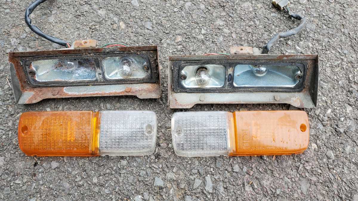 KPGC110 ケンメリ ハコスカ チェリーX-1 ウインカーレンズ【スモーク】