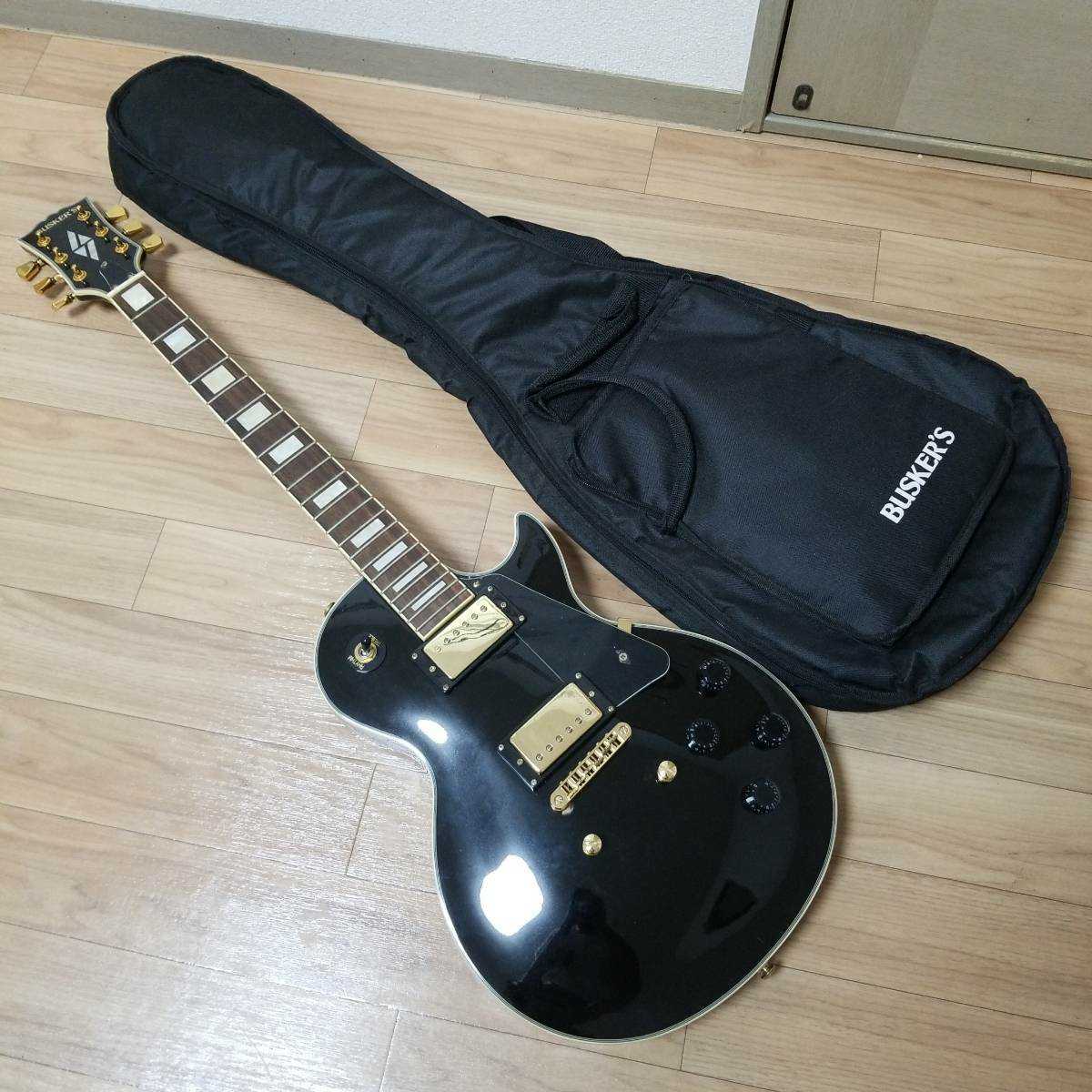 Busker S バスカーズ レスポールタイプ エレキギター ブラック ソフトケース付き 弦楽器 動作確認済み オススメ の落札情報詳細 ヤフオク落札価格情報 オークフリー スマートフォン版