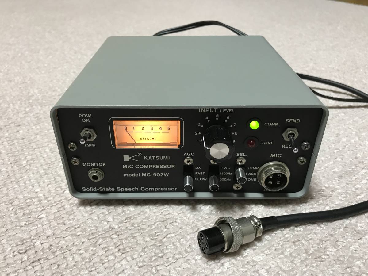 KATSUMI カツミ マイクコンプレッサー MC-70 箱付【10 マイク