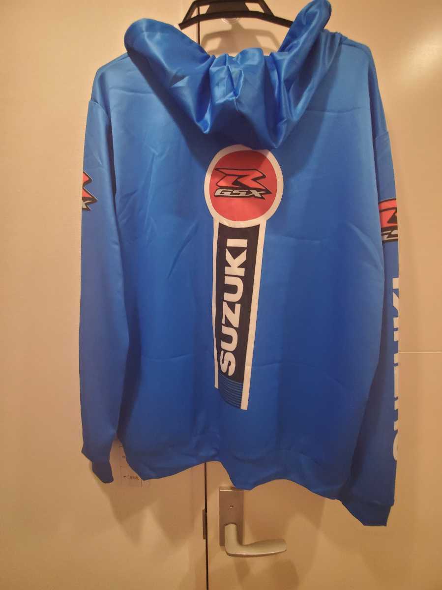 美品！スズキGSXRライディングジャケット SUZUKI スズキ GSX-Rパーカー ライディングジャケットインナー 極美品