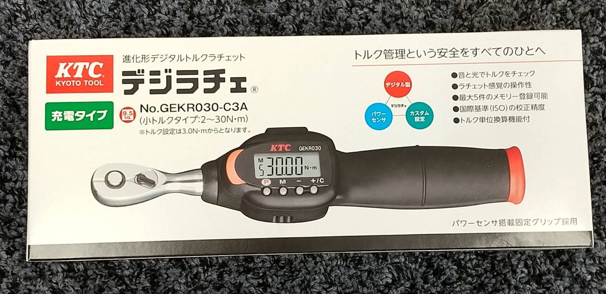 KTC デジラチェ GEK030-C3A トルクレンチ KTC デジラチェ GEK030-C3A トルクレンチ