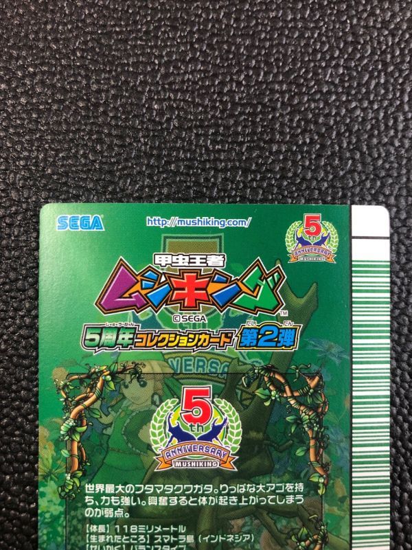 ムシキング 5周年 第2弾 マンディブラリスフタマタクワガタ マンディブ
