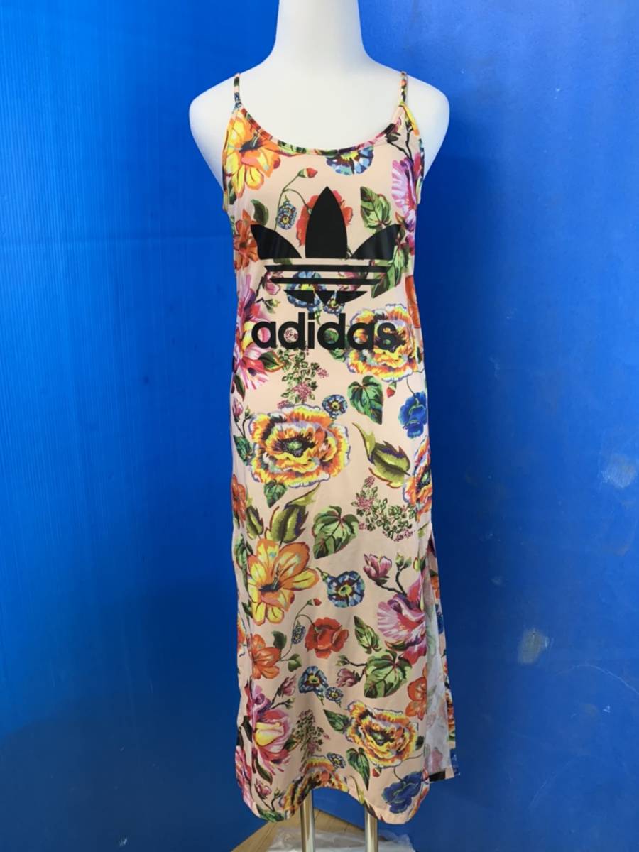 新品 新品 アディダス Adidas キャミソール ワンピース ピンク 花柄 未使用品 の落札情報詳細 ヤフオク落札価格情報 オークフリー スマートフォン版