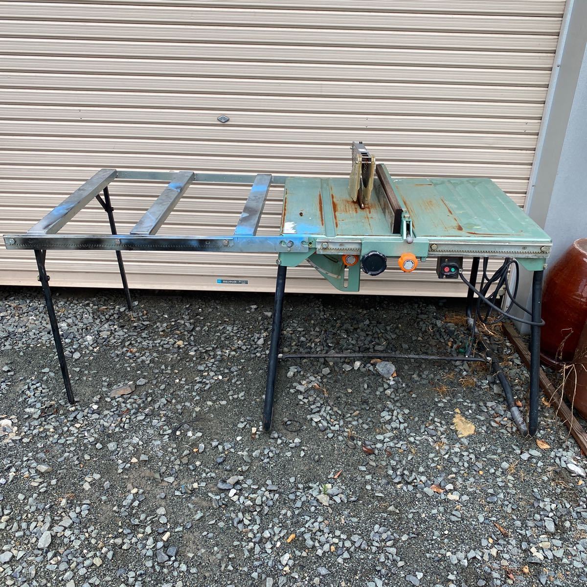 K0121BY] 日立工機 255mm ベンチ丸のこ C10FD2 テーブルソー 動作品