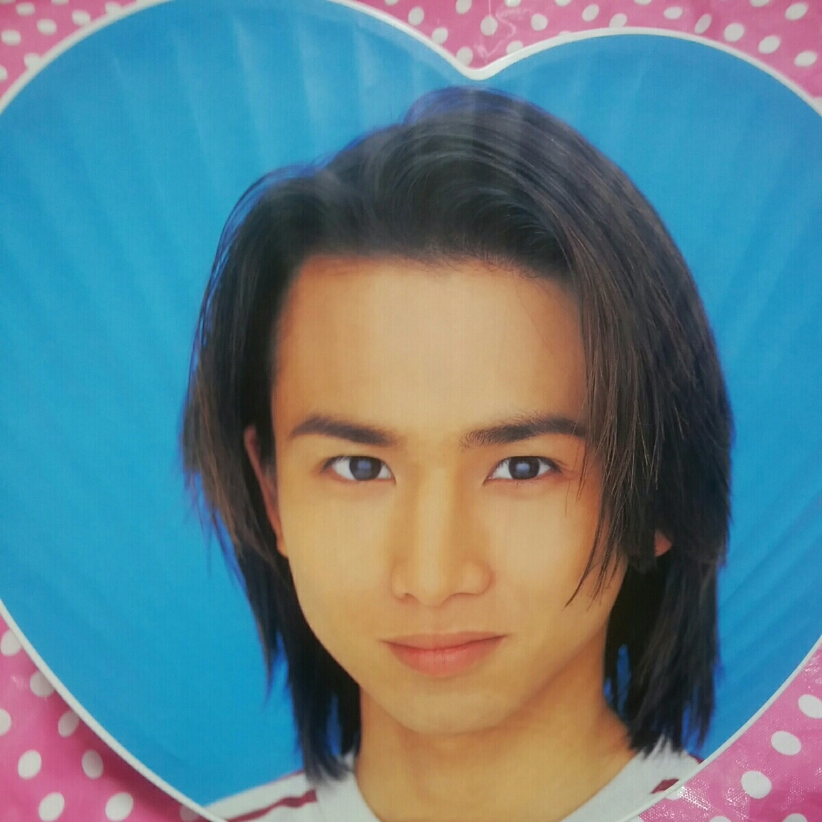 送料無料】堂本光一 ジャンボうちわ 1998 KinKi Kids 比較的美品 未