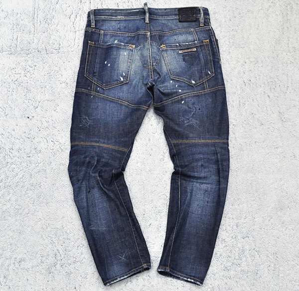 バイカー 50 新品未使用 DSQUARED2 TIDY BIKER 始まり デニム