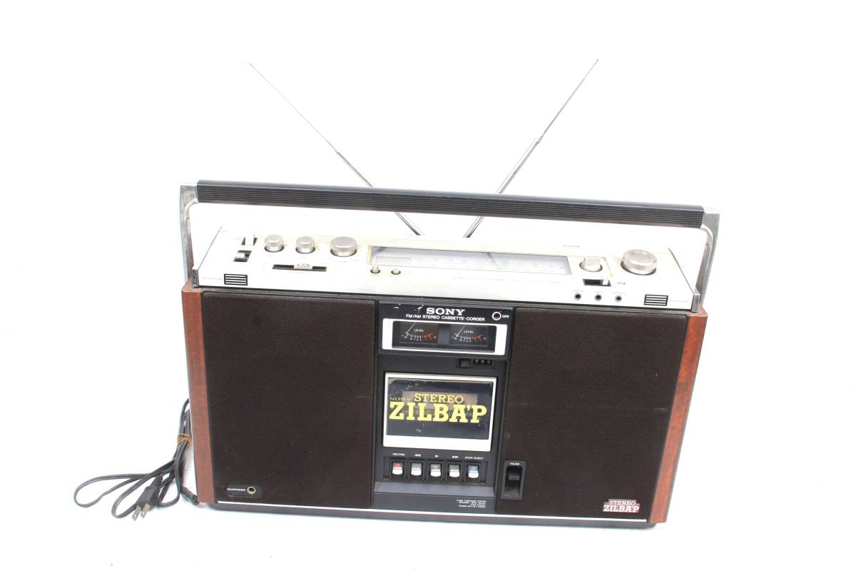 SONY ZILBAP ラジカセ CF-6600 ジャンク品 ジャンク ソニー ラジカセ CF-6600 ジルバップ レトロ SONY