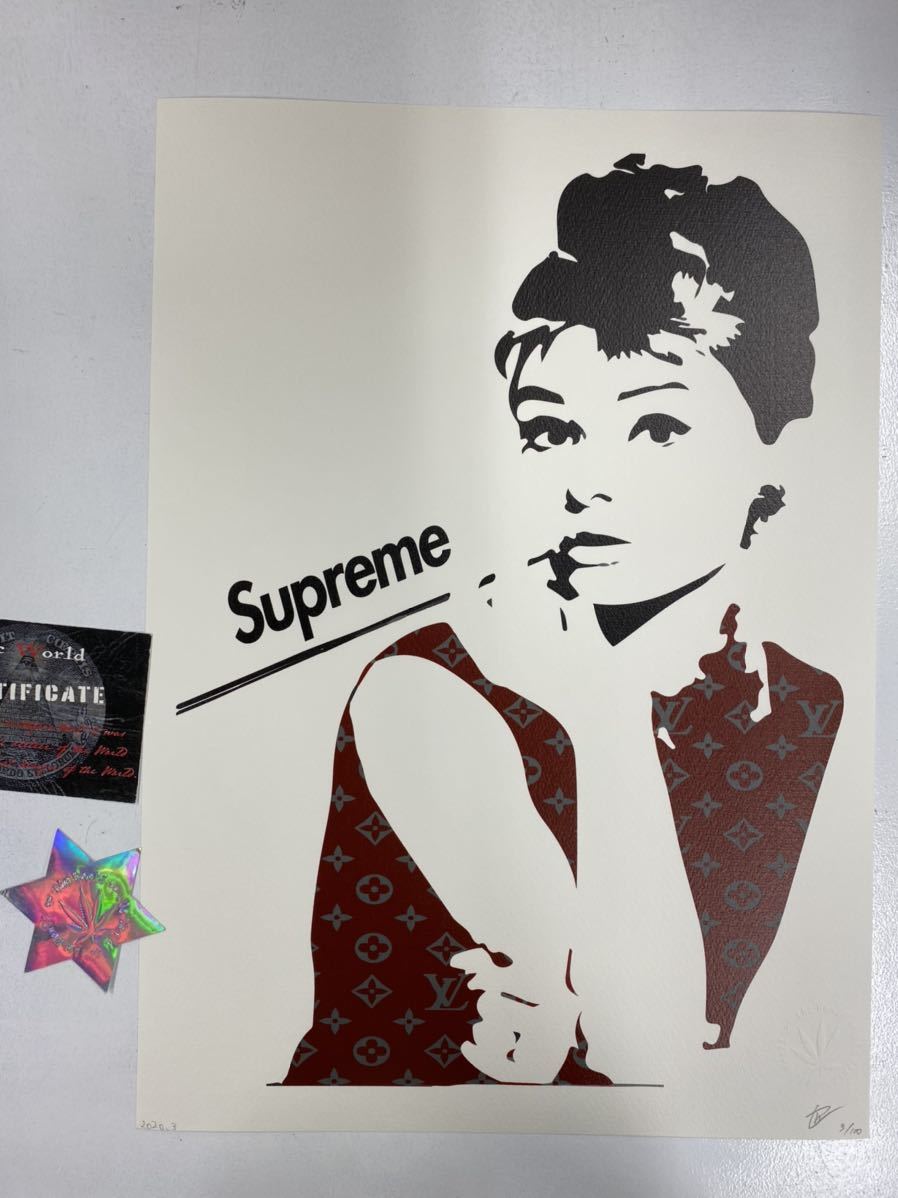 世界100枚限定　deathNYC ヴィトン×ティファニーオマージュアート版画 Yahoo!オークション - DEATH NYC 奈良美智 NARAYOSHITOMO ルイ