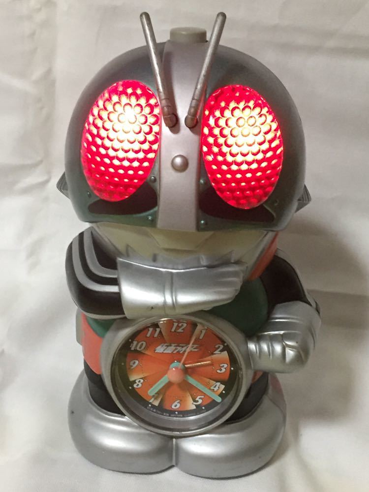 仮面ライダー 目覚まし時計 （おもちゃ】☆仮面ライダー1号の目覚まし 