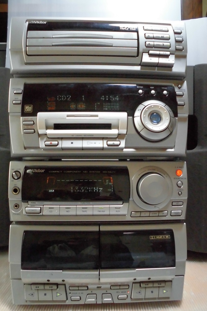 Victor RC-MD77 CD・MD・カセットデッキ Victor CD・MD・カセットデッキ