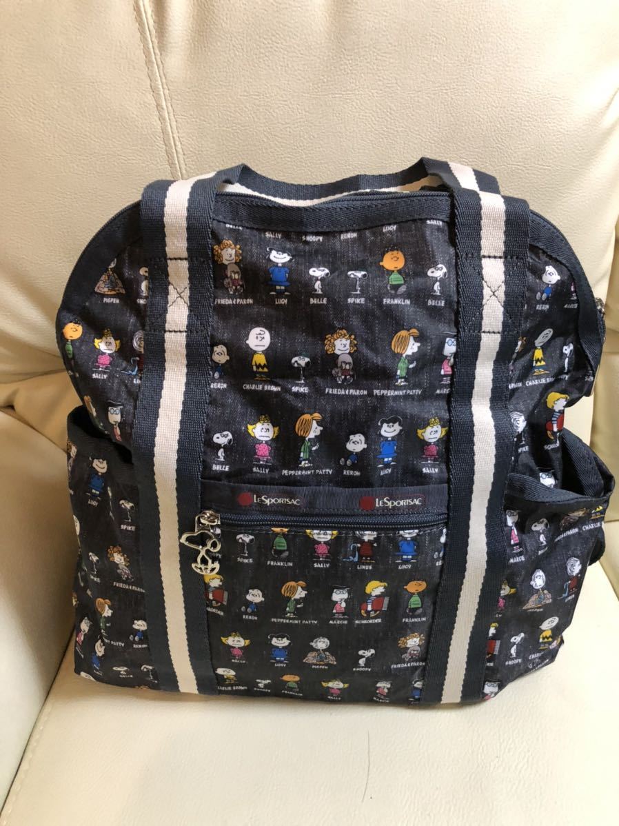 新品 Lesportsac レスポートサック ピーナッツコラボ リュックサック Double Trouble Backpack 2442 L010 ピーナッツオールスター の落札情報詳細 ヤフオク落札価格情報 オークフリー スマートフォン版