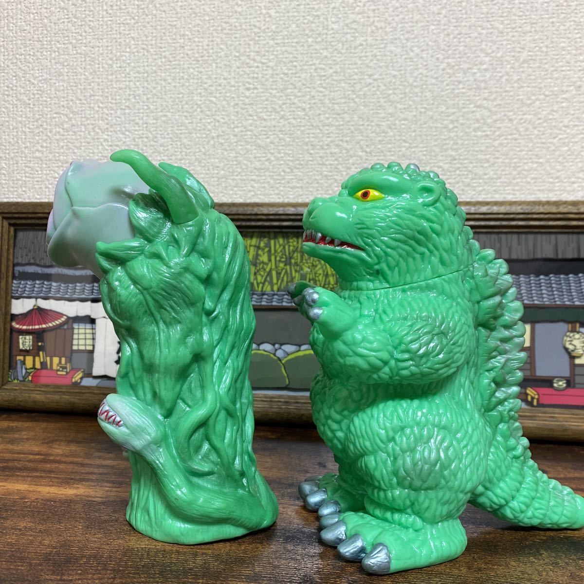 ゴジラ＆ビオランテ（トイパイレーツ）怪獣プロジェクトNR　ソフビ２体セット ゴジラ＆ビオランテ（トイパイレーツ）怪獣プロジェクトNR