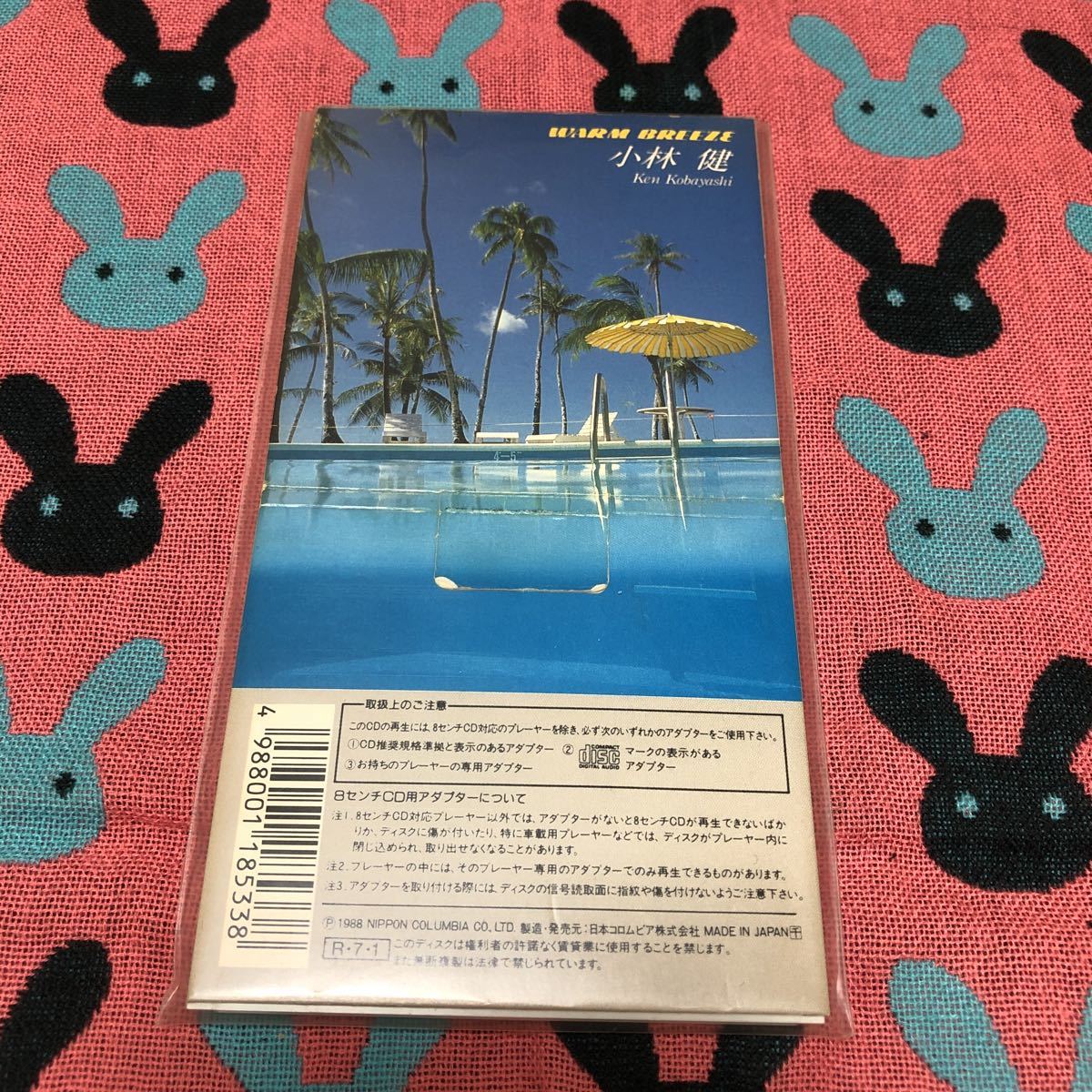 小林健 WARM BREEZE 15CA-8042 8cmCD 小林健 WARM BREEZE - 8cmCD EPレコード 公式通販 トレー半分なし