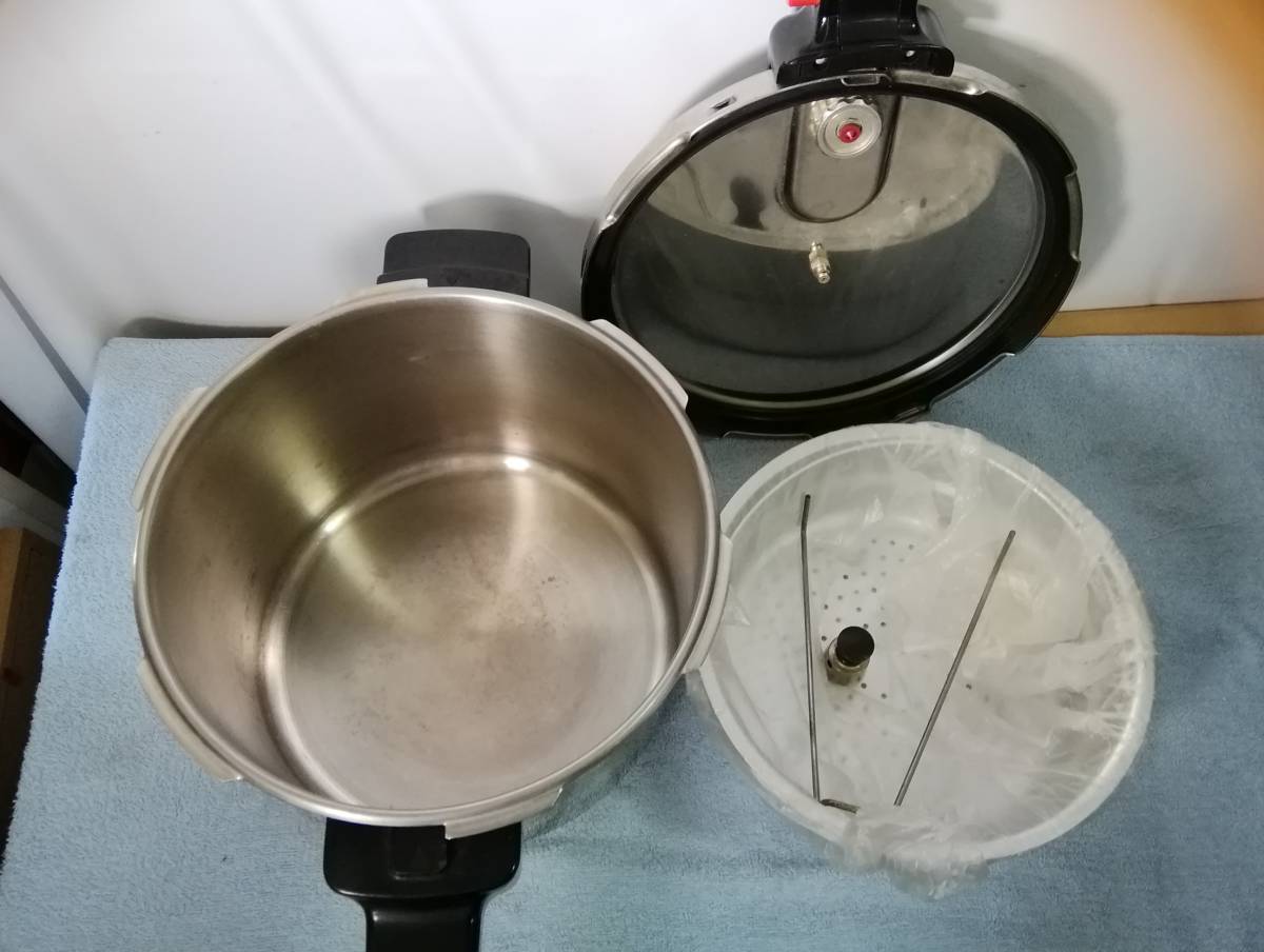 Mth2241 Seb セブ 圧力鍋 Selongey 6l 調理器具 鍋 蒸し器付き なべ の落札情報詳細 ヤフオク落札価格情報 オークフリー スマートフォン版