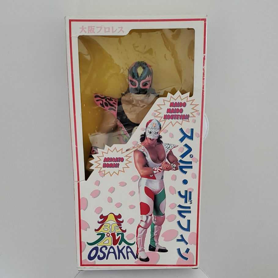 マーミット製　大阪プロレス大型ソフビ　スペルデルフィン 大阪プロレス スペル・デルフィン フィギュア みちのくプロレス 大阪