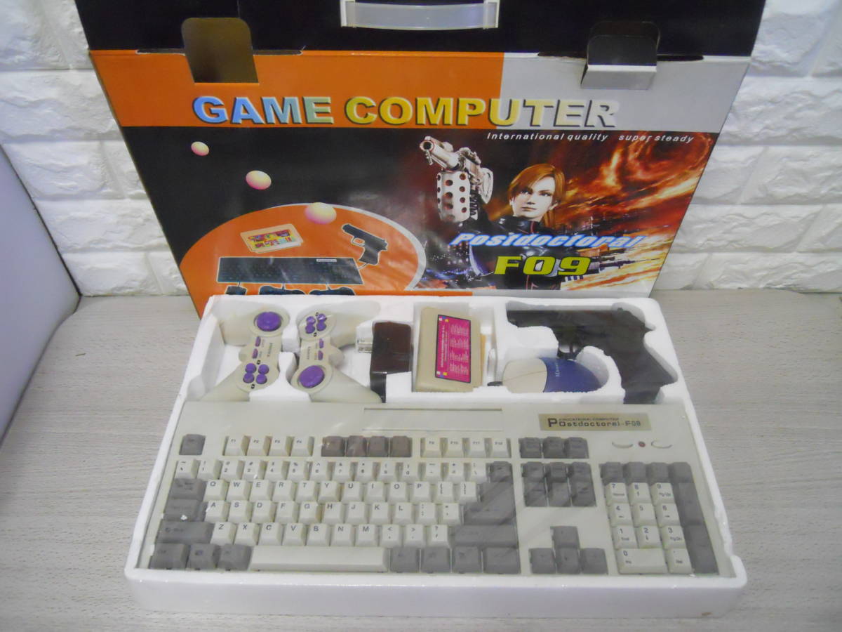 ゲームコンピューター POSTDOCTORAL F09 ファミコン互換機 現状 Amazon.co.jp: GAME COMPUTER ゲーム コンピュータ ファミコン