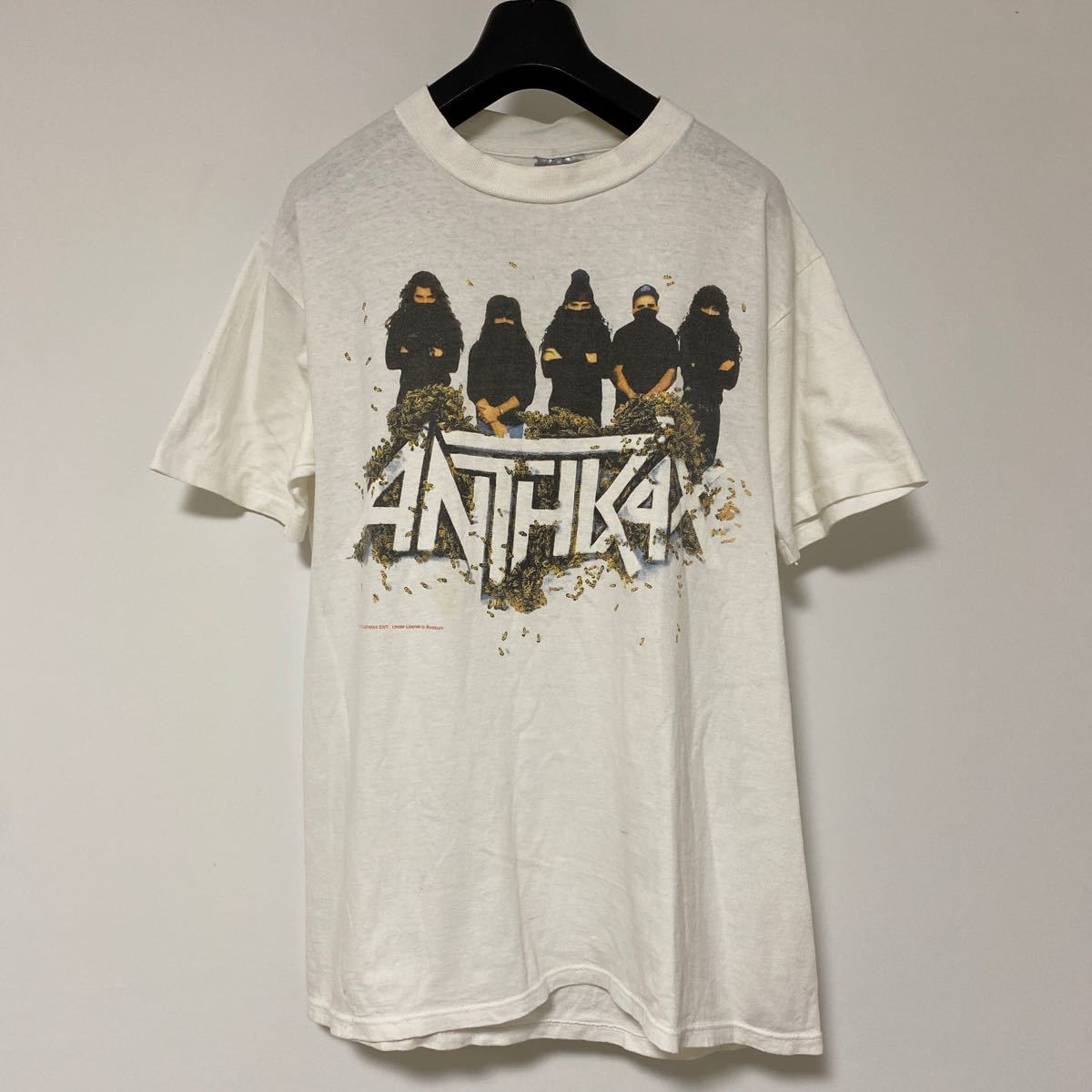 デッドストック未使用87年ANTHRAXアンスラックス日本公演Tシャツ デッドストック未使用87年ANTHRAXアンスラックス日本公演Tシャツ