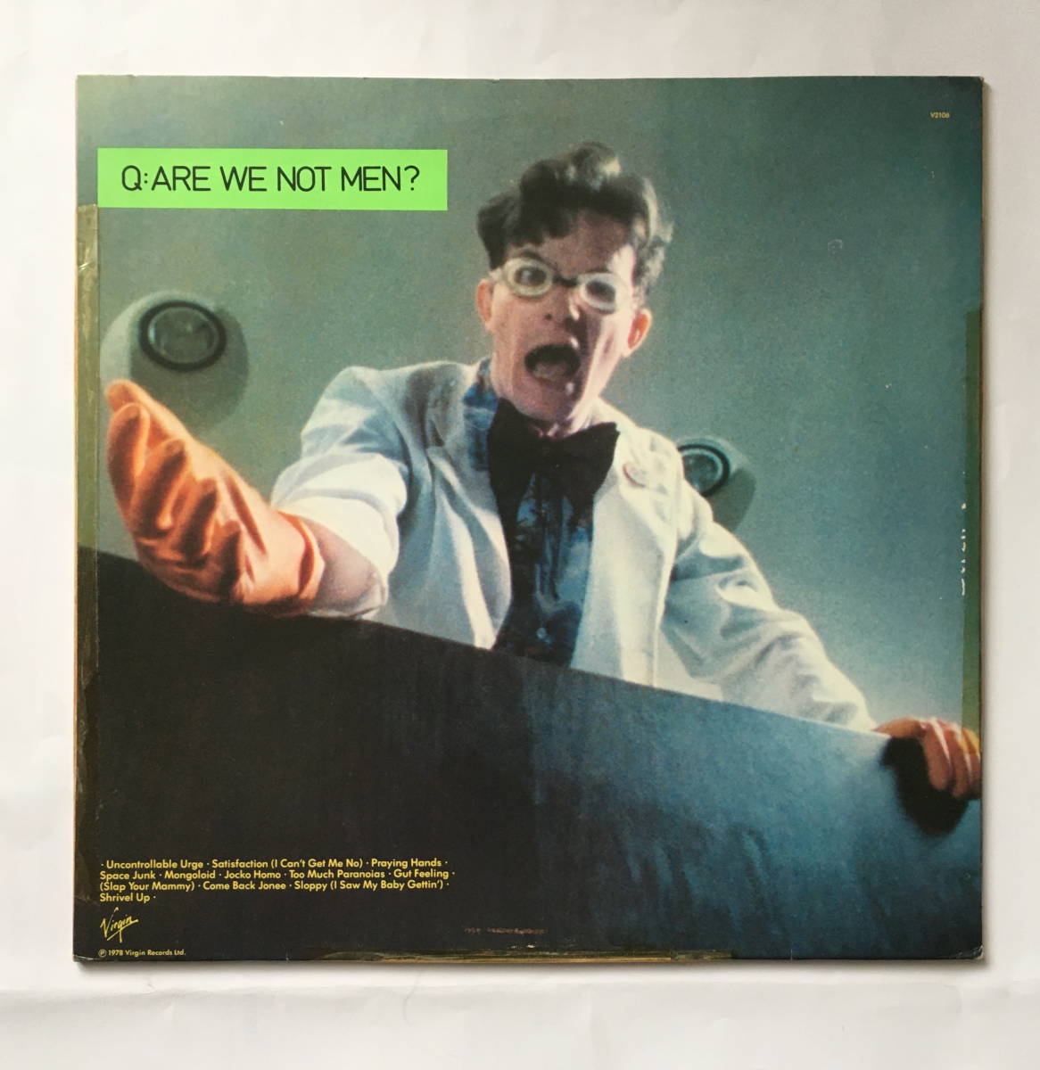 【やや傷や汚れあり】DEVO ディーヴォ「Q Are We Not Men? A We Are Devo!」
