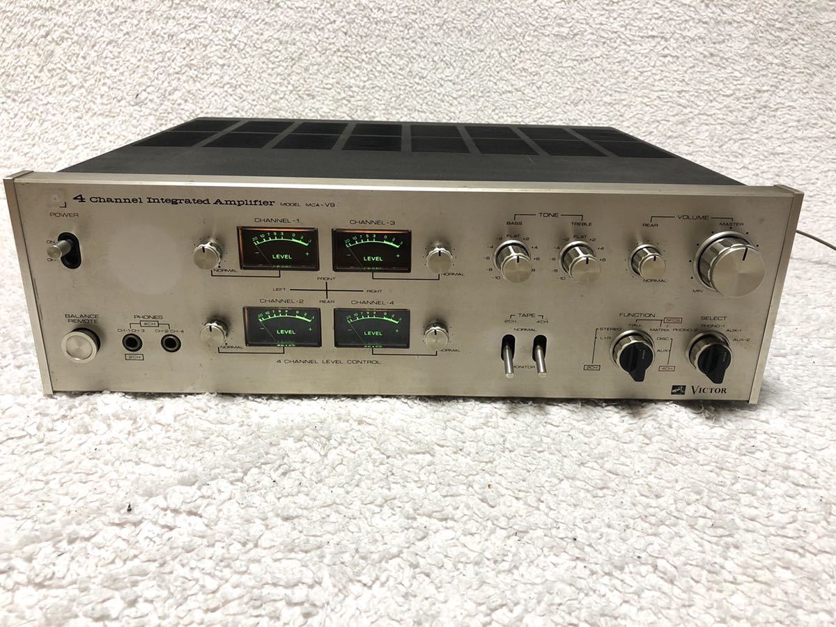 Victor MCA-V9 4ch アンプ クアドラフォニック ビクター MCA-V5 | the