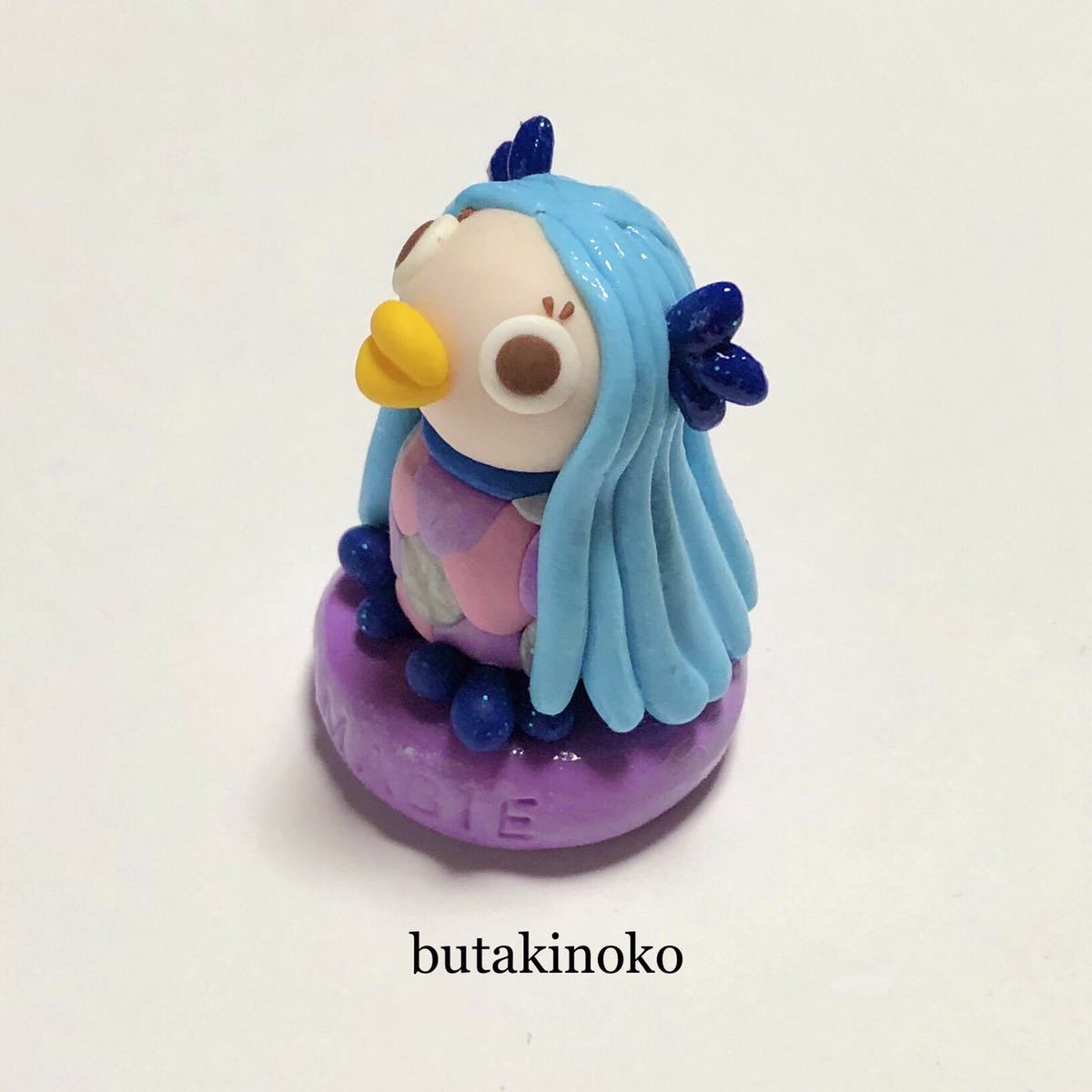 新品】(.@@.)butakinokoアマビエ様ハンドメイド 置物 オブジェ 妖怪
