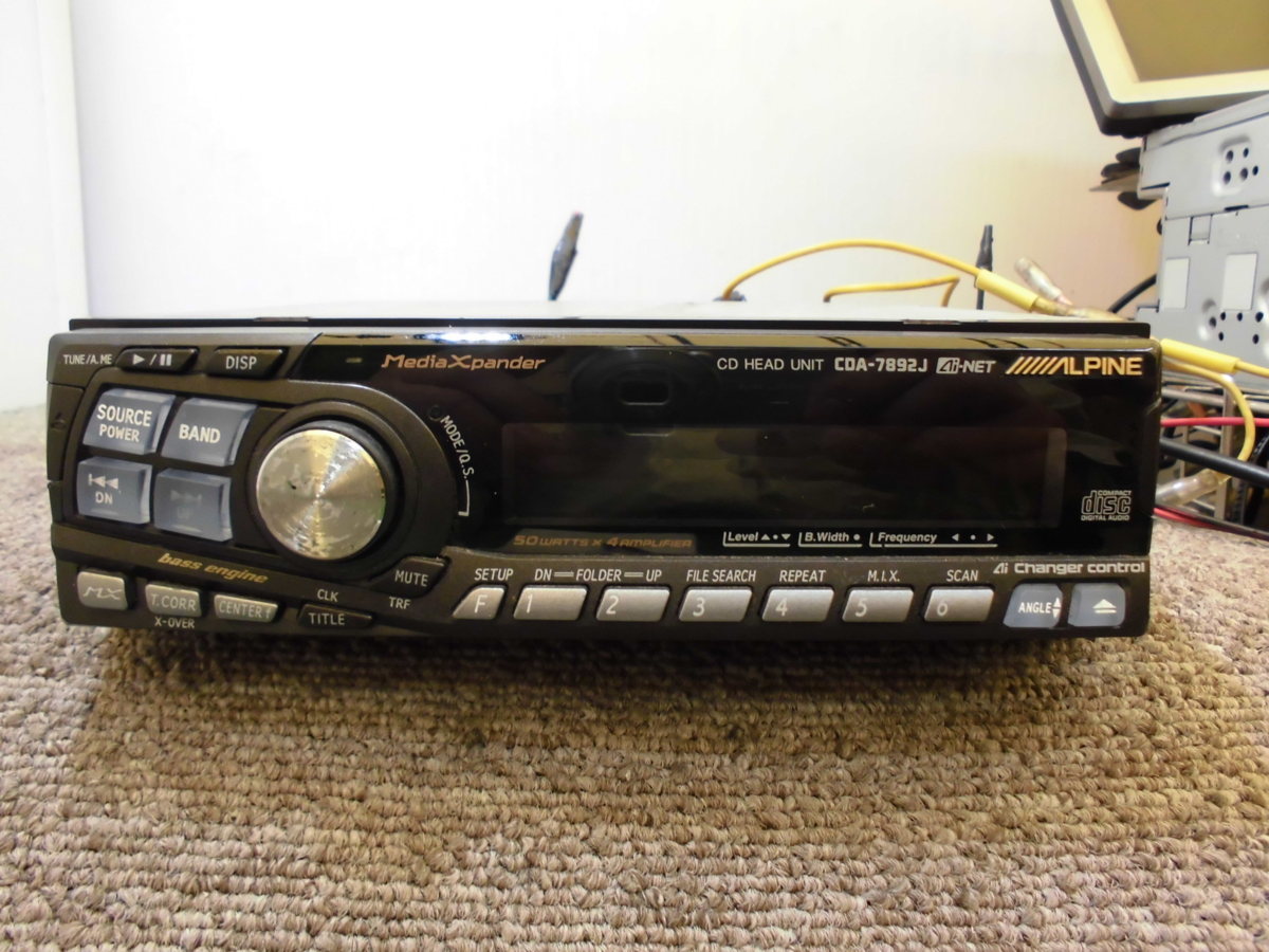 お気に入り Cda 72j 中古品 Cdヘッドユニット Alpine カーオーディオ Pickingupapp Com