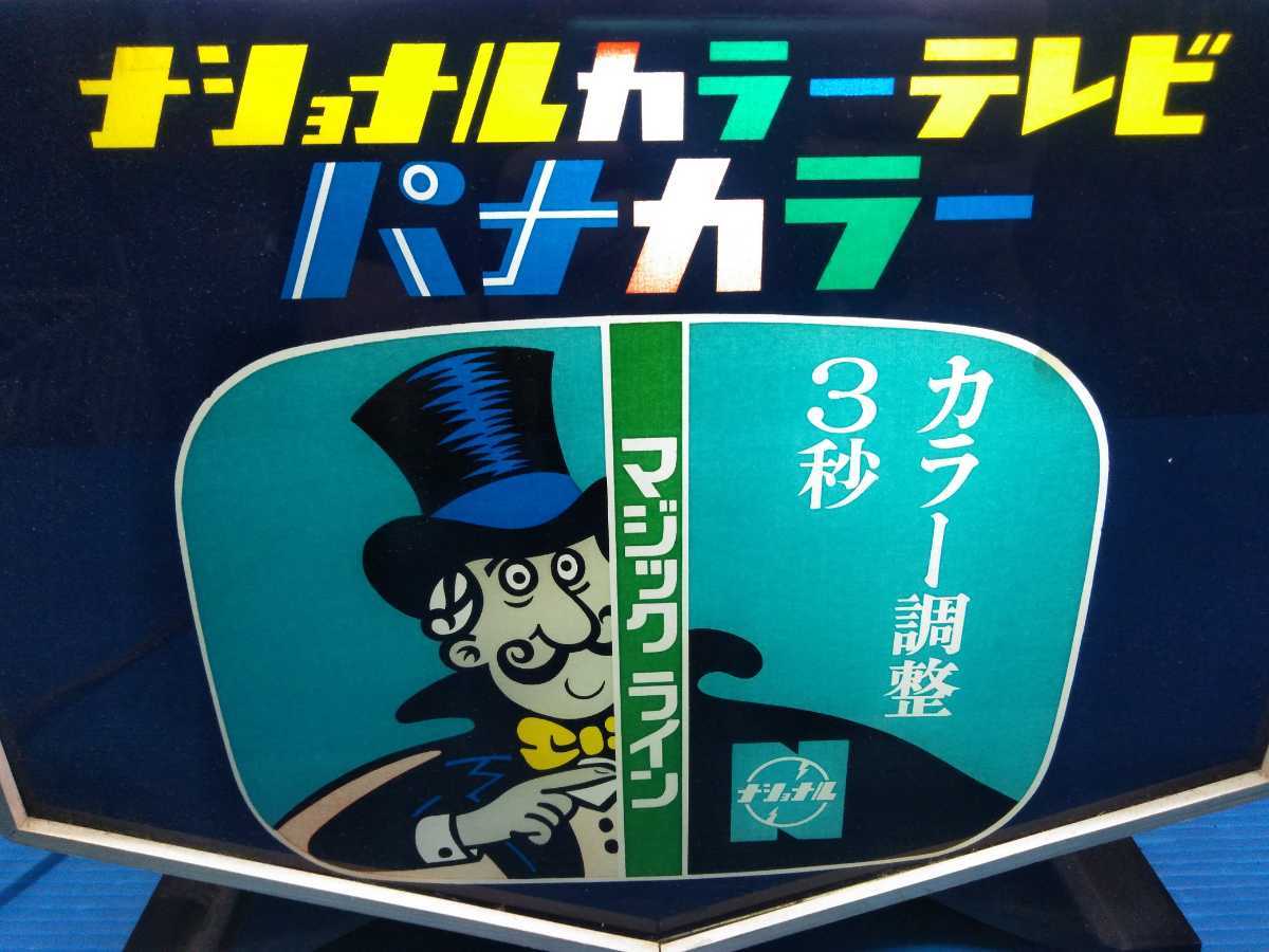 ナショナル　パナカラー　ノベルティ　昭和レトロ　当時物　ビンテージ アンティーク雑貨