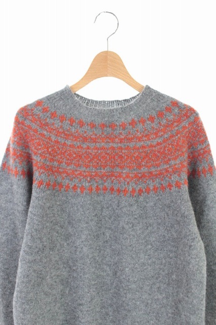 Bshop - 新品 シェトランドアイルウールンミルズ ニット セーター 40 ビショップ Bshop セーター （ビショップ Bshop shetland isles woollen