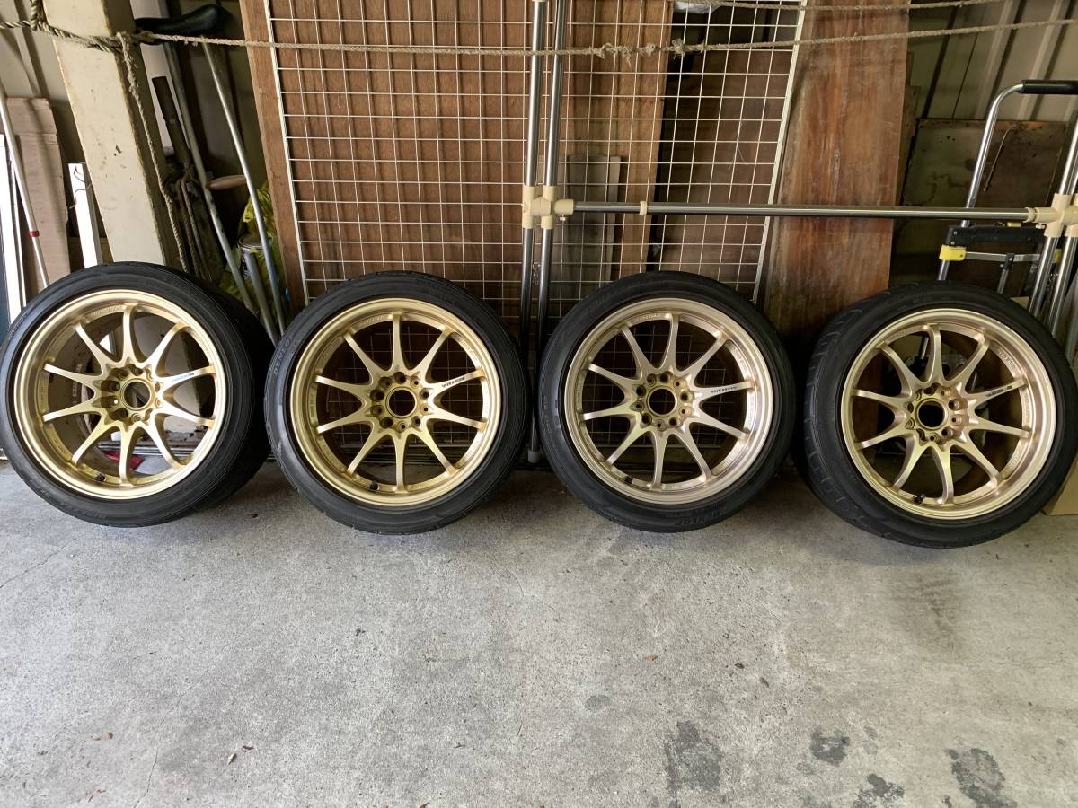 まあまあ美品です。RAYS レイズ VOLK 鍛造ホイール CE28N 金