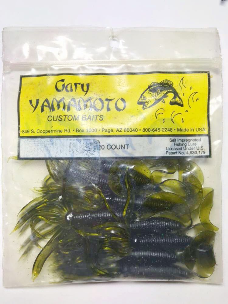 Gary Yamamoto ゲーリーヤマモト シングルテール フラグラブ 4インチ 10本 検 ファットイカ パインシュリンプ ダムダム クリーチャー の落札情報詳細 ヤフオク落札価格情報 オークフリー スマートフォン版