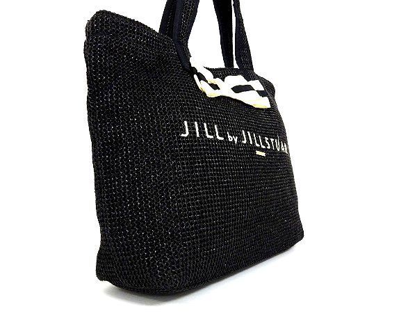 1円 美品 Jill By Jillstuart ジル バイ ジルスチュアート ロゴ ストロー リボン トート ショルダー かごバッグ ブラック系 H1384co の落札情報詳細 ヤフオク落札価格情報 オークフリー スマートフォン版