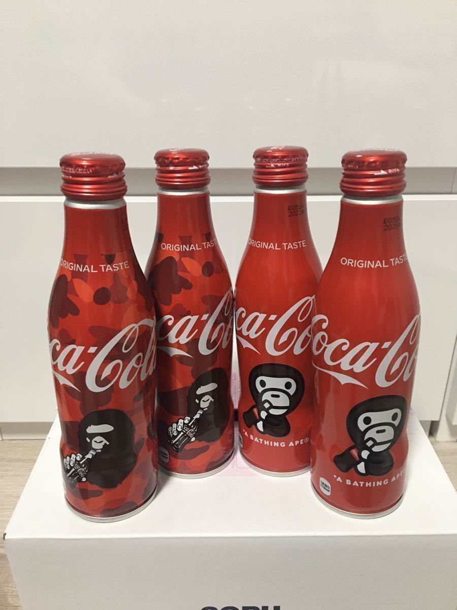 新品 未開封 コカコーラ A Bathing Ape スリムボトル 缶 4本セット Amazon 限定 Bape Supreme の落札情報詳細 ヤフオク落札価格情報 オークフリー スマートフォン版