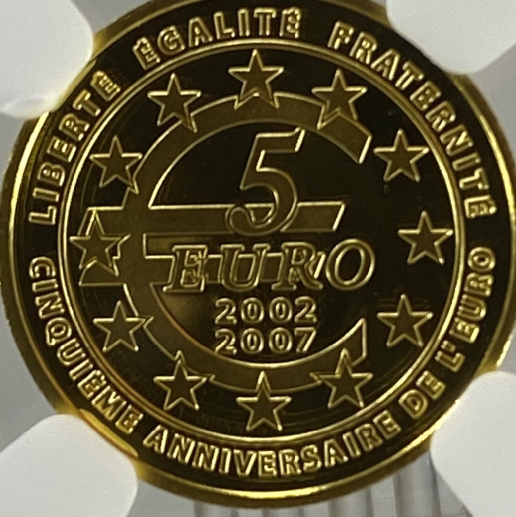 最高鑑定】2007年 フランス ロティ 種を蒔く人 5ユーロ金貨 NGC