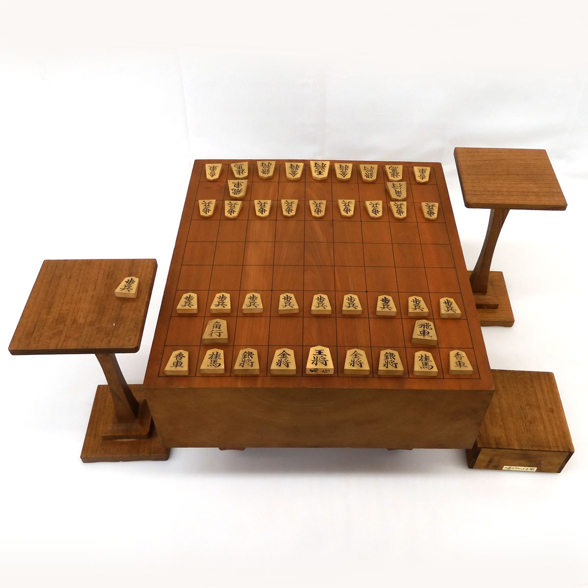 将棋盤と黄楊上駒 将棋盤と黄楊上駒 ACB-C3G117 将棋セット 将棋盤 将棋駒 駒台 王将