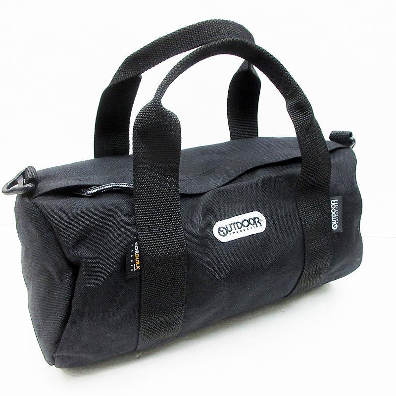 アウトドアプロダクツ Outdoor Products 2way ミニ ドラムバッグ ショルダーバッグ ハンドバッグ ボストンバッグ 黒 コーデュラ ナイロン の落札情報詳細 ヤフオク落札価格情報 オークフリー スマートフォン版