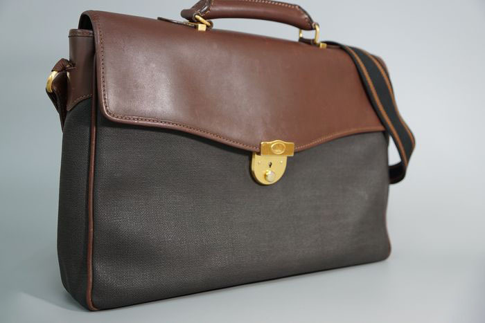 確認用 発し ダンヒル ビジネスバッグ 